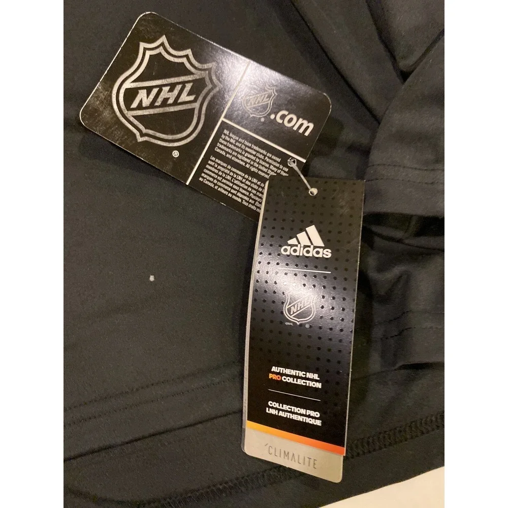 Adidas Sz‎ S Small NHL Boston Bruins 1/4 Zip Long sleeve training jacket Men's